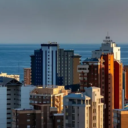 דירה Benidorm Apartamento Con Vista Al Mar, Wifi Y Parking